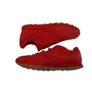 Reebok Classic Red Suede Sneakers